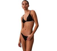 Calvin Klein Top de Bikini Mujer Triangel con Tirantes Ajustables, Negro (Black), L