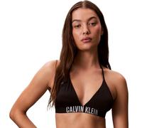Calvin Klein Top de Bikini Mujer Triangel Neckholder, Negro (Black), XL
