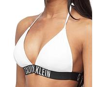 Calvin Klein Top de Bikini Mujer Triangle con Relleno extraíble