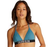 Calvin Klein Top de Bikini Mujer Triangle con Relleno extraíble, Azul (Storm Blue), XS