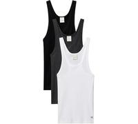 Calvin Klein Tops de Tirantes Pack de 3 Mujer Scoop Neck Cotton con Escote Redondo