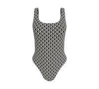 Calvin Klein Traje de baño Mujer Scoop Back One Piece con Espalda escotada, Negro (Black), M