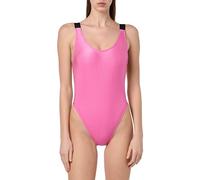 Calvin Klein Traje de baño Mujer Scoop Back One Piece Espalda baja, Rosa (Bold Pink), S