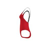 Calvin Klein Traje de Baño para Mujer One Piece Espalda Baja, Rojo (Cajun Red), XL