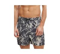 Calvin Klein Medium Drawstring-Print Km0Km01120 Pantalones Cortos, Black (CK Palm Black Tex AOP), M para Hombre