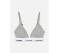 Calvin Klein Sujetador Bralette Mujer Triangle Relleno extraíble, Gris (Grey Heather), S