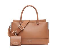 Calvin Klein Satchel Bianca Triple Compartment - Bolso bandolera con 3 compartimentos, caramelo, talla única