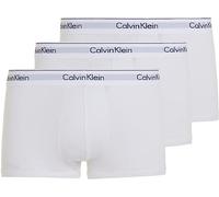 Calvin Klein Trunk 3pk 000nb2380a, Bóxer Hombre, Blanco (White/ White/ White), S