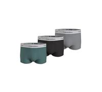 Calvin Klein Trunk 3pk 000nb2380a, Bóxer Hombre, Verde (Sagebush Green, Black, Griffin), S