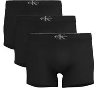 Calvin Klein Trunk 3Pk - Negro con Azul River Fog Azul, Talla XL, Paquete de 3