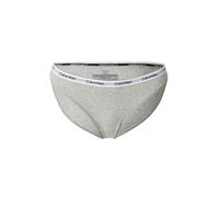 Calvin Klein Braguita Tipo Bikini Mujer con Logotipo en la Cintura, Gris (Grey Heather), S