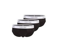 Calvin Klein, Men's, Hip Brief 3Pk 000NB3962A, Black (Black, Black, Black), L