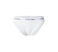 Calvin Klein Braguita tipo bikini Mujer High Leg con logotipo en la cintura, Blanco (White), M