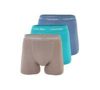 Calvin Klein Calzoncillos bóxer Hombre Pack de 3 Trunks Ropa Interior, Rojo (Driftwood/Moonlight Blue/Fanfare), M