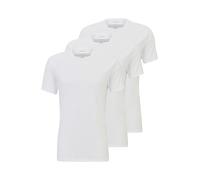 Calvin Klein Men S/S Crew Neck 3PK LV00NB4185, White (White, White, White), L