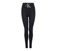 Calvin Klein High-Waist Monogram, Mujer, Leggings, Negro (Nuevo), L