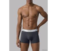 CALVIN KLEIN UNDERWEAR Lote de 3 bóxers elásticos lisos Brief. Color Blanco + Gris + Azul