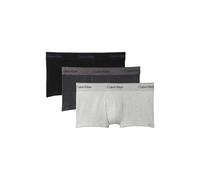 CALVIN KLEIN UNDERWEAR Lote de 3 bóxers elásticos lisos. Color negro + negro + negro