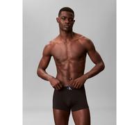CALVIN KLEIN UNDERWEAR Lote de 3 bóxers lisos. Color Negro + azul marino + azul