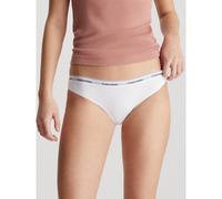 CALVIN KLEIN UNDERWEAR Lote de 3 slips Modern Logo. Color blanco + blanco + blanco