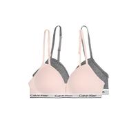 Calvin Klein Underwear Sujetador gris claro / gris oscuro / rosa / blanco 128-140 gris claro / gris oscuro / rosa / blanco