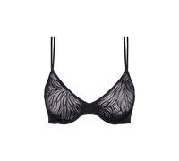 Calvin Klein Underwear Sujetador 'Sheer Marquisette' negro / blanco 70xF negro / blanco