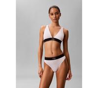 Sujetador triángulo CK GRAPHIC Mujer Talla L. Color Blanco
