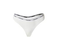 Calvin Klein Tanga Mujer Thong Ropa interior, Blanco (White), XL