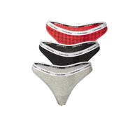 Calvin Klein Underwear Tanga gris moteado / rojo / negro / blanco L gris moteado / rojo / negro / blanco