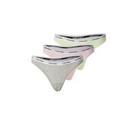 Calvin Klein Underwear Tanga gris moteado / verde claro / rosa, Talla XS