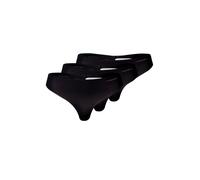 Calvin Klein Pack de 3 Braguitas Tipo Tanga para Mujer Invisibles sin Costuras, Negro (Black/Black/Black), XL