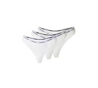 Calvin Klein Underwear Tanga negro / blanco / blanco natural, Talla XL