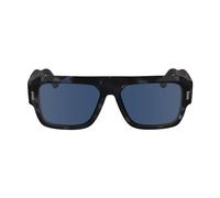 Calvin Klein Unisex Adult Sunglasses CK24501S - Blue Havana with Solid Blue Lens