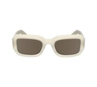 Calvin Klein Unisex Adult Sunglasses CK24511S - Chalk with Solid Brown Lens