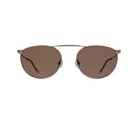 Calvin Klein Unisex Adult Sunglasses CK26106ST - Matte Amber Gold with Solid Brown Lens