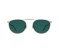 Calvin Klein Unisex Adult Sunglasses CK26106ST - Matte Gold with Solid Petrol Lens