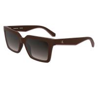 Calvin Klein Jeans Unisex Adult Sunglasses CKJ25602S - Matte Burgundy with Gradient Brown Lens
