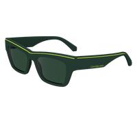 Calvin Klein Unisex CKJ24602S 306 Gafas de sol Bio-inyección Verde Verde Cuadrada Normal