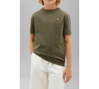 Calvin Klein Unisex Mini Badge Regular T-shirt Dusty Olive Talla: 12 | Camisetas Outlet | Unisex | Verde