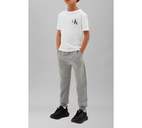 Calvin Klein Unisex Mini Badge Sweatpant Medium Grey Heather Talla: 14 | Pantalones Outlet | Unisex | Gris