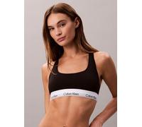 Calvin Klein Sujetador Bralette Mujer Unlined con Logotipo en la Cintura, Negro (Black(Ub1)), S