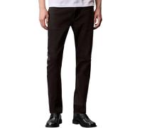 Calvin Klein Vaqueros Hombre Slim Black Oil Slick Tapered Fit, Negro (CK Essential Black), 30W/33L