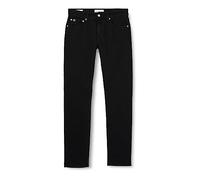 Calvin Klein Vaqueros Hombre Slim Mid Waist, Negro (Denim Black), 34W/34L