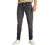 Calvin Klein Vaqueros Hombre Slim Taper Tejido elástico, Negro (Denim Black), 32W/31L