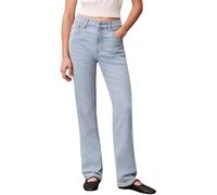 Calvin Klein EU High Rise Straight Lv047E612G Jeans, Blue (Blue Rain), 32W / 32L para Mujer