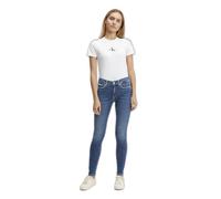 Calvin Klein Jeans Mid Rise Skinny J20J221581 Pantalones, Denim (Denim Dark), 29W / 30L para Mujer
