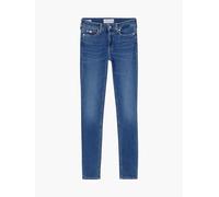 Calvin Klein Jeans Mid Rise Skinny J20J221581 Pantalones, Denim (Denim Dark), 31W / 30L para Mujer