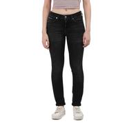 Calvin Klein Vaqueros Mujer Mid Rise Skinny Fit, Negro (Denim Black), 30W/32L