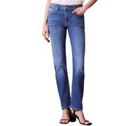 Calvin Klein Vaqueros Mujer Slim Indigo Channel Talle Medio, Azul (Indigo Channel), 25W
