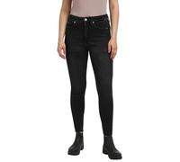 Calvin Klein Vaqueros Mujer Super Skinny Ankle con Talle Alto, Negro (Denim Black), 26W